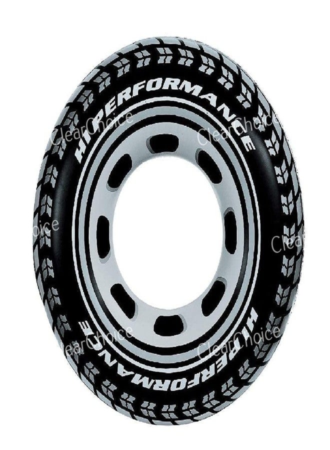 ClearChoice:- Adults Giant Tire Inflatable Floating Swimming Tube Tyre Adult Swimming Ring(Black Color)(9 + Years)(Size - 36''inch)(1 PIS) - Image 5